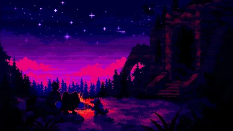 The sky in this animation is probably the best one I've ever made.