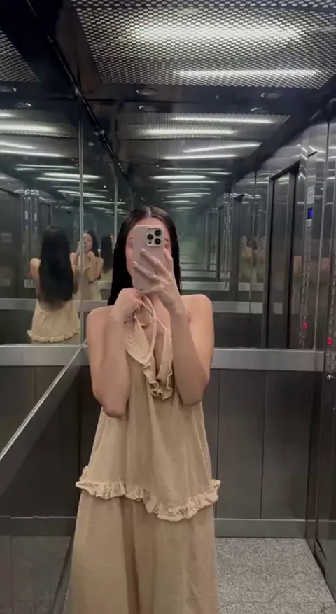 I was so afraid I wouldn't put my dress back on time