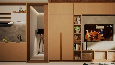 Went for a minimalist, japanese feel. Doing some visualisations until I get my license.