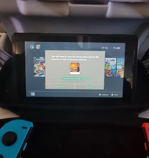 All of a sudden nintendo wants you to put in a "virtual game card" for games you already own. It requires internet. I find this out at the start of a 9 hour flight.