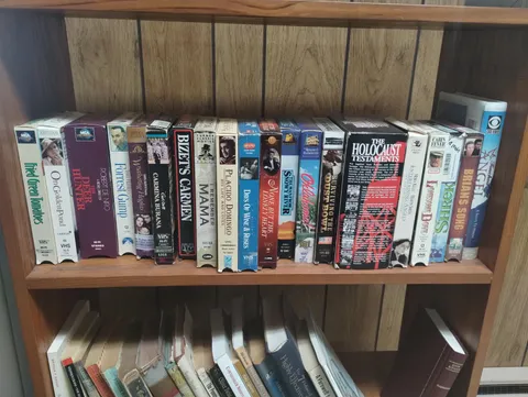 I stayed with monks at a monastery and this was their VHS collection