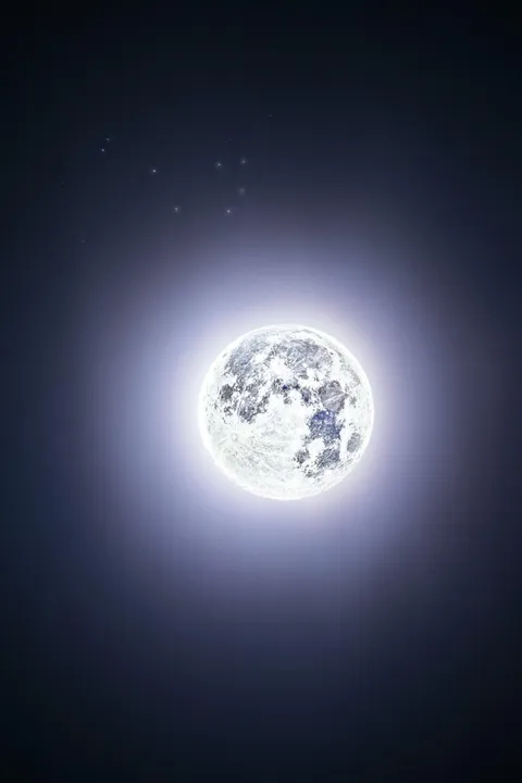 The Supermoon Passed Over the Pleiades (Seven Sisters) Last Night.