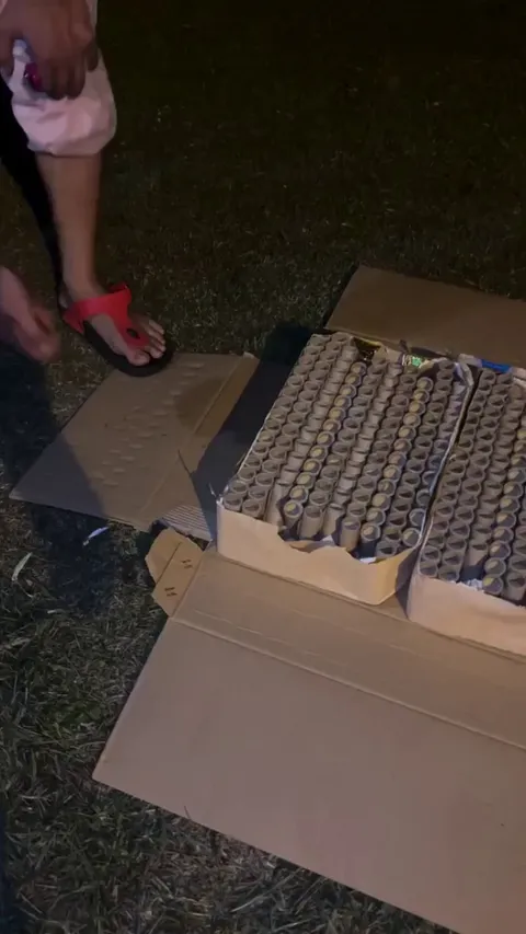 A clear night for fireworks!