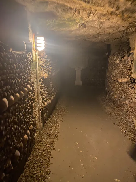 The Parisian Catacombs (Taken by me) The Eerie Resting Place of 6 Million.