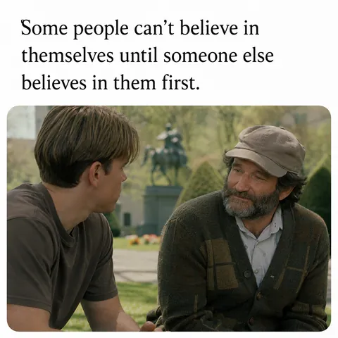 [Image] Sometimes the right person doesn’t change who you are, they just help you see what was already there. And I hope we have that someone