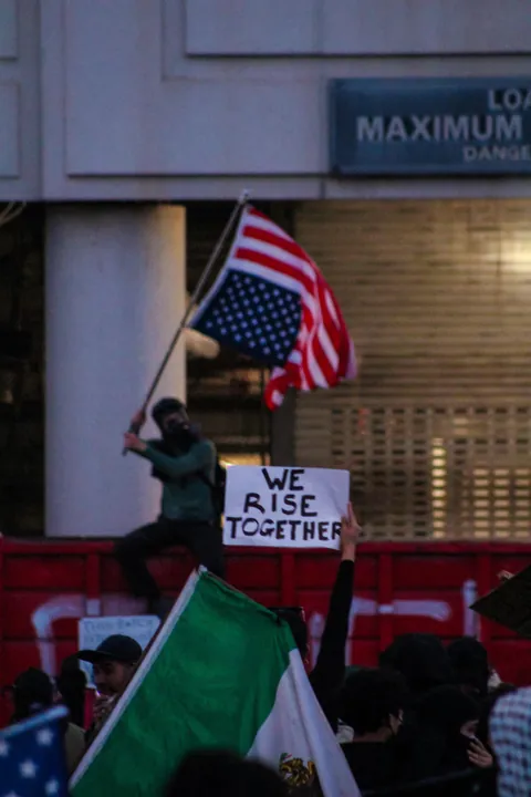 Today in Los Angeles, the people fought back. [OC]