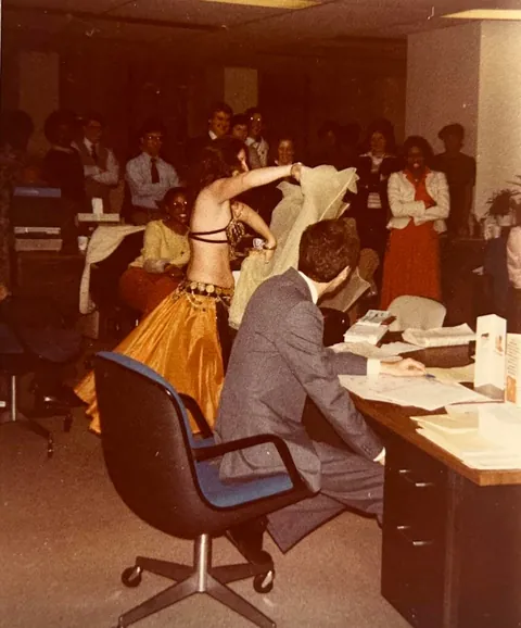 photos from my grandmother's time working at continental bank in chicago in the early 80's