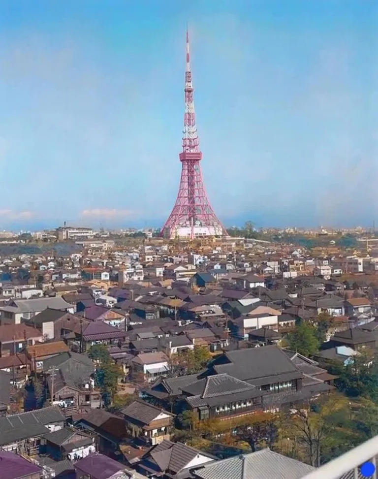 Tokyo in 1960, before there were any skyscrapers