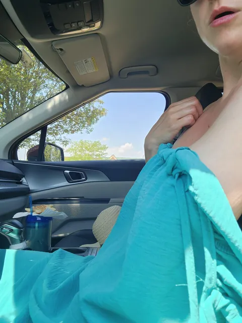 fucking myself in the car