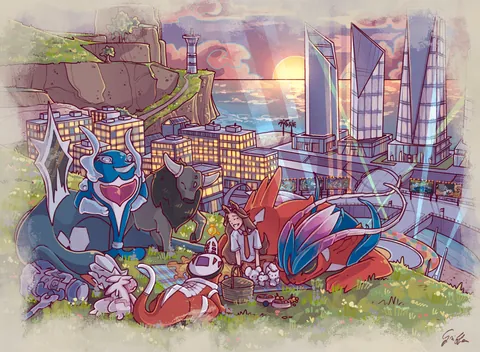 Me with my teams from X to Scarlet