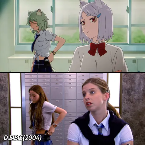 Some of the movie references used in the Chainsmoker Cat OP