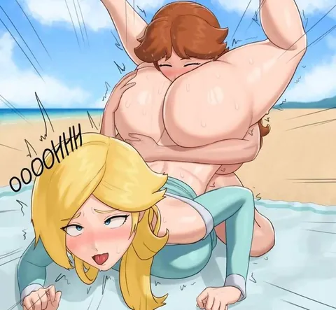 Beach day full comic (Superbusty)