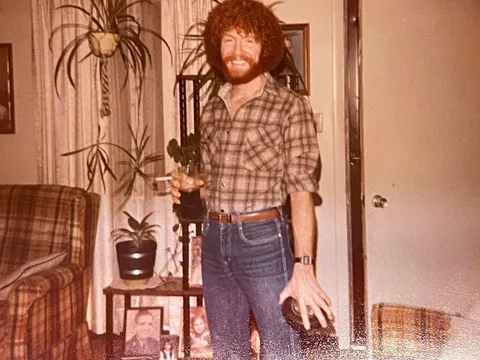 My Uncle. I believe this was in the 1980’s, after he got out of the Air Force. He became a Fireman and EMT. He passed away in 2007.