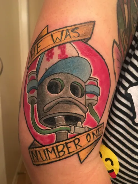 RIP to my boy, Smitty W. Done by Aaron Walker in Albuquerque, NM at Factory Edge Tattoo.
