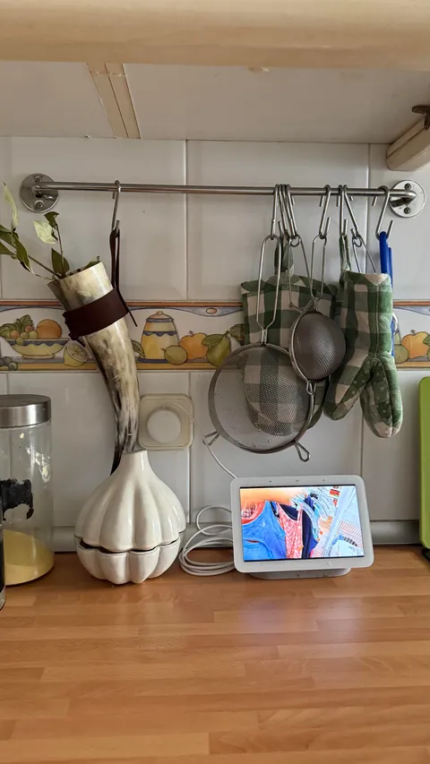 My non-aesthetic kitchen this morning.