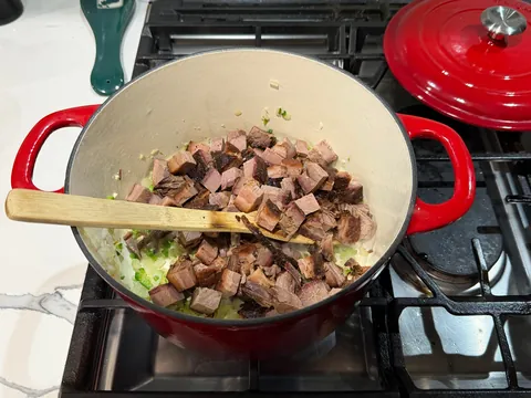 [homemade] hot ham and cheese