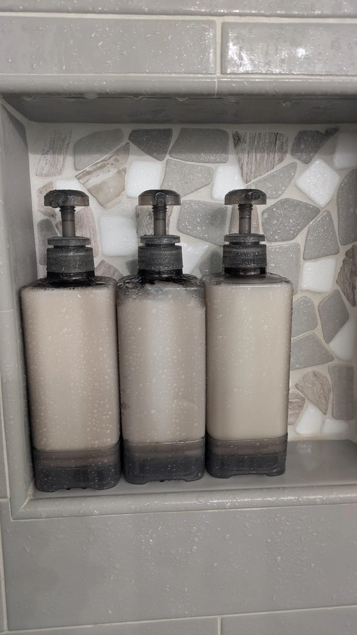 Coming home to shampoo, conditioner, or body wash roulette