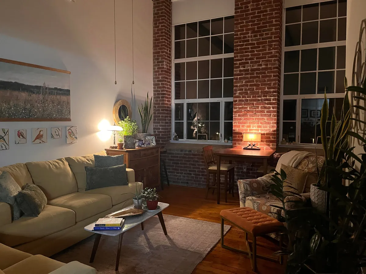 My spot along a river in an old mill.