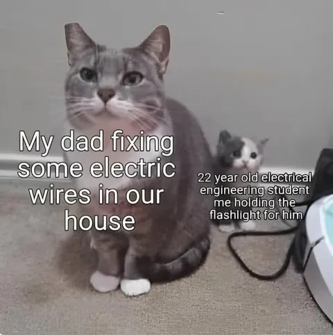 Dad knows everything.