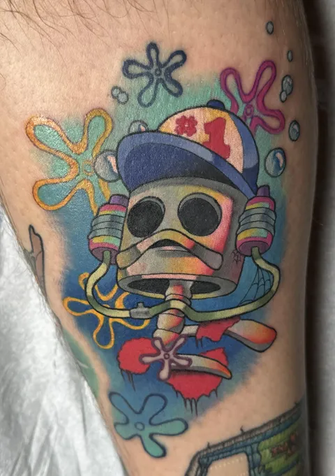 Smitty Werbenjagermanjensen done by Mae at Ohio City Tattoo