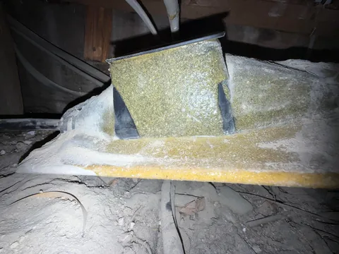 What is this ceramic submarine looking thing under my floorboards?