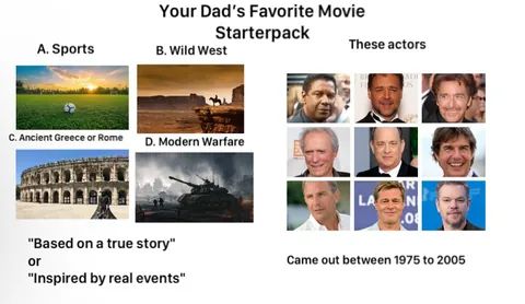 Your Dad’s Favorite Movie Starterpack