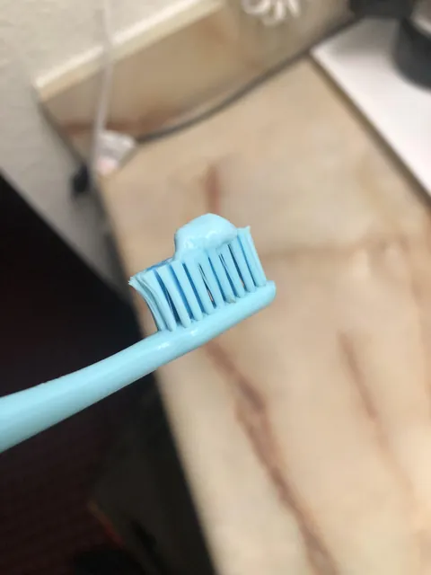 my toothpaste matches my toothbrush