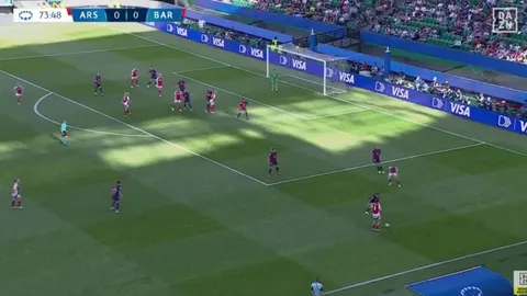 Arsenal [1]-0 Barcelona - Stina Blackstenius 74'