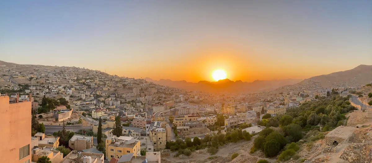 Exploring empty Jordan during a business trip