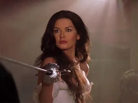 I think Catherine Zeta-Jones in “The Mask of Zorro” was one of the hottest on screen appearances ever
