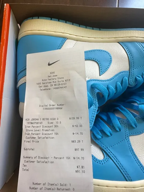 83 dollars UNC Reimagined Jordan 1