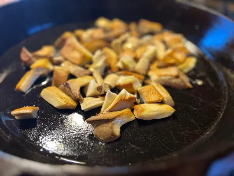 [homemade] baked mushroom Marsala tortiglioni