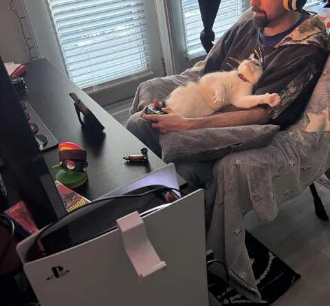 “I don’t want a cat.” He said.. “Litter boxes stink.” He said.. Also him lmao