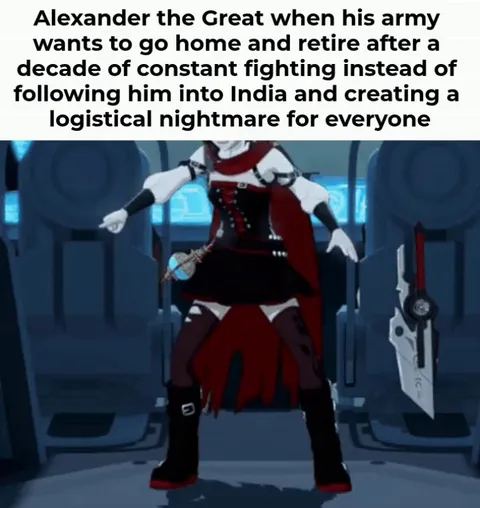 And he wept, for nobody else wanted to conquer
