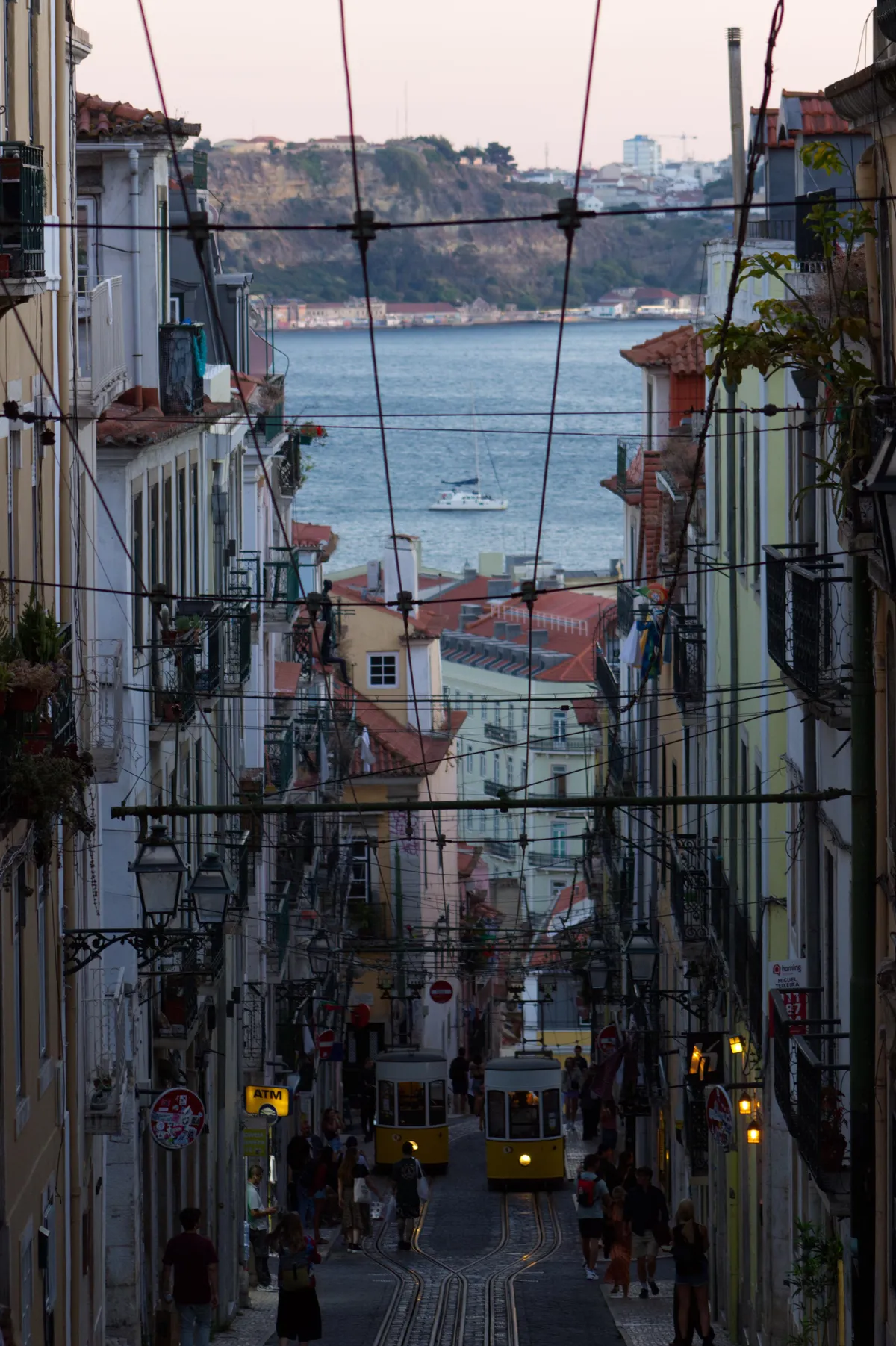 ITAP of a hill in lisbon, portugal 