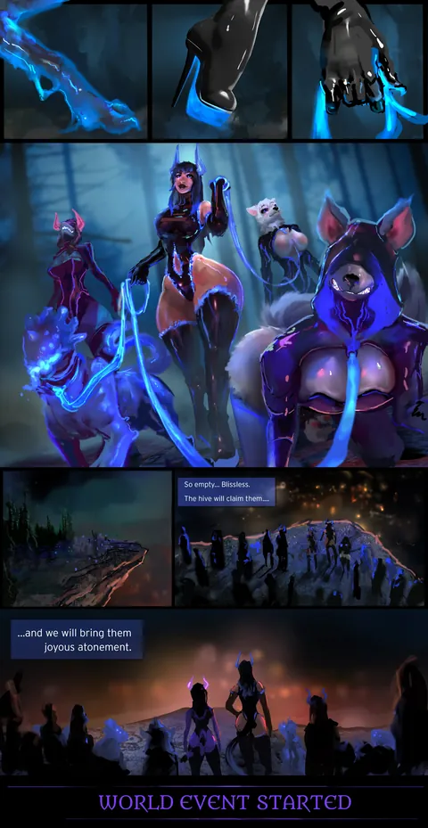 Squel's Cursed Collar 2 (2/2). by (convolute) [F/F/M]