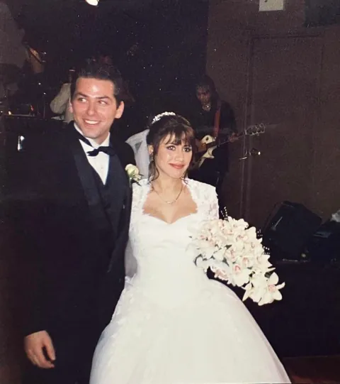 My parents on their wedding day, 1999
