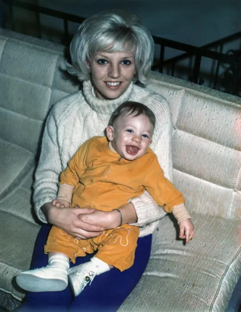 Some photos of me and my mom from 1970 through 1972