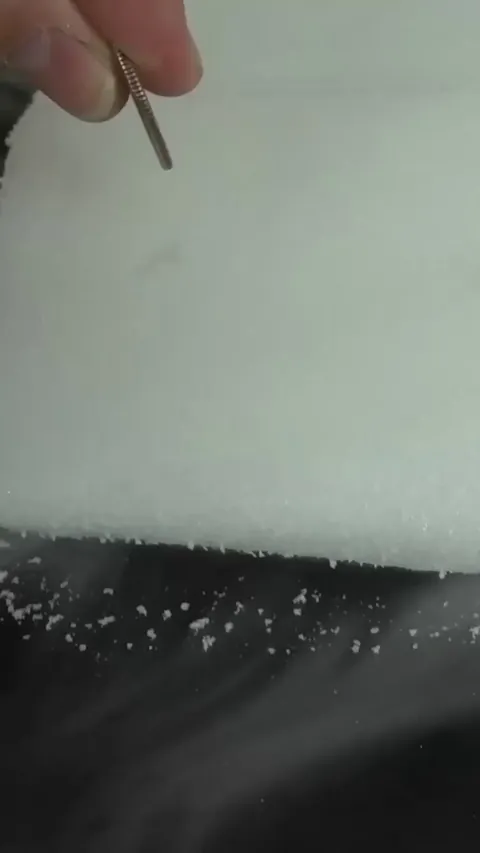 Pressing a coin into dry ice causes the coin the flap back and forth