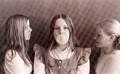 Rough phone scans of film in a camera bag from an estate sale - 1970s school photo day, Chicago area!