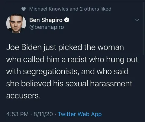 Ben tells it like it is.