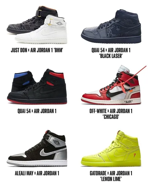 Every Air Jordan 1 collab in history