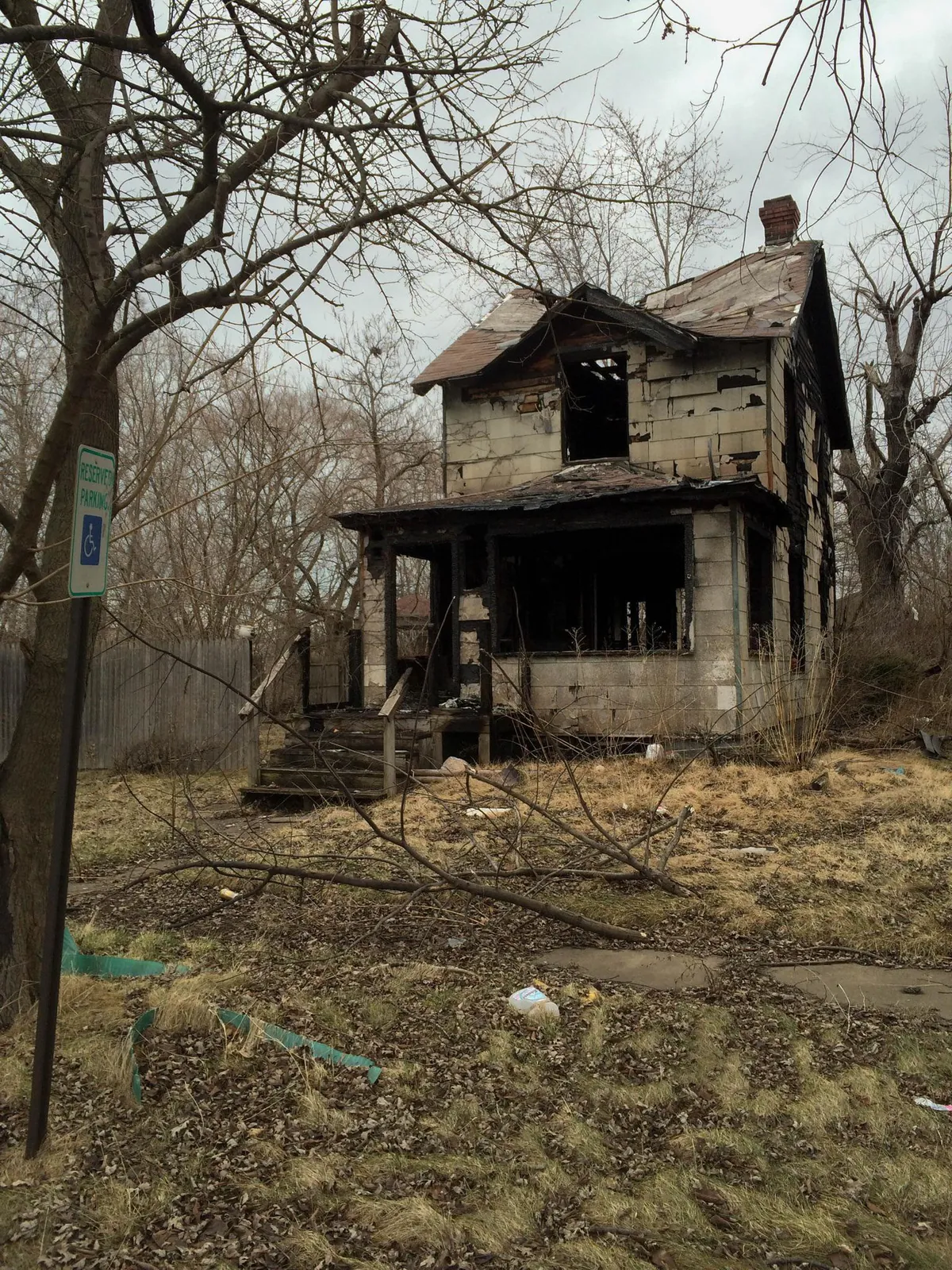 Gary, Indiana is reportedly home to 13,000 abandoned structures, many of them abandoned houses like this one.