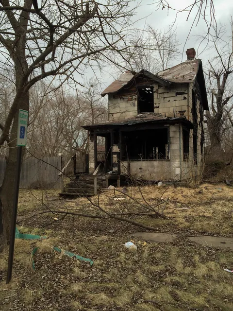 Gary, Indiana is reportedly home to 13,000 abandoned structures, many of them abandoned houses like this one.