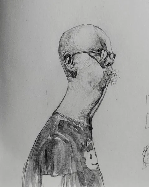 Redditor, Strange House, pencil+fineliner+ink, 2024