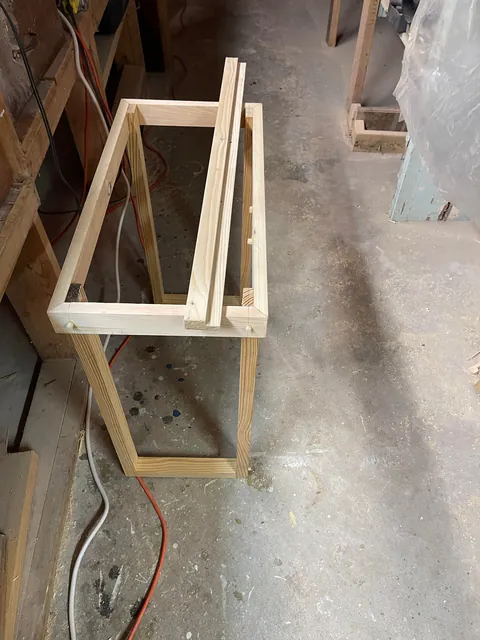 I made my self a night stand table with a tile from lowes and some scrap wood out pallets