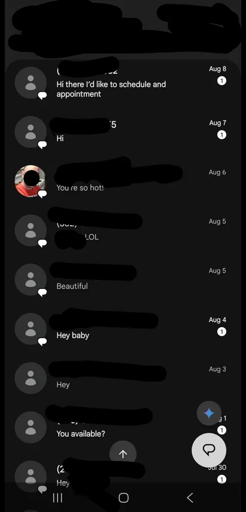 I got a prostitutes old phone number...