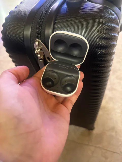 I let my dad use my earbuds last night and I didn’t check before an 11 hour flight