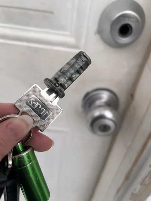 Wife came home from work and the deadbolt broke while trying to get in