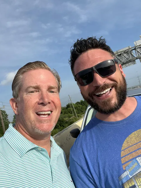 Bumped into each other while driving on the highway. We pulled over and saw limited damage. Took a selfie after instead of blaming whose fault it was. Good people are out there. Anger is never the solution